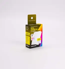 Matte Board Game Sleeves: Mini American (50) (Yellow)