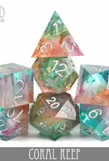 Faire Dice: Coral Reef (Handmade)