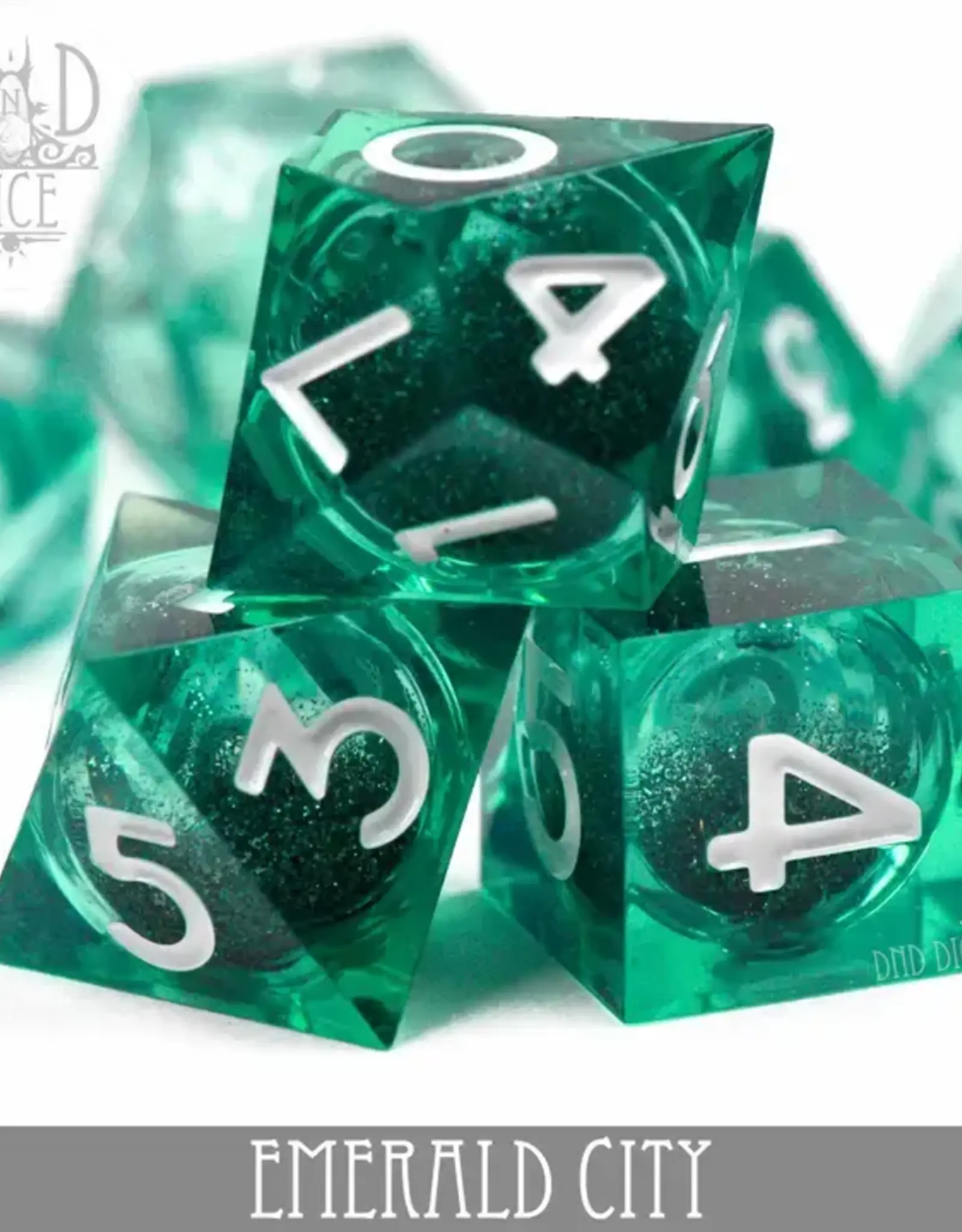 Faire Dice: Emerald City (Liquid Core)