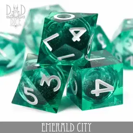 Faire Dice: Emerald City (Liquid Core)