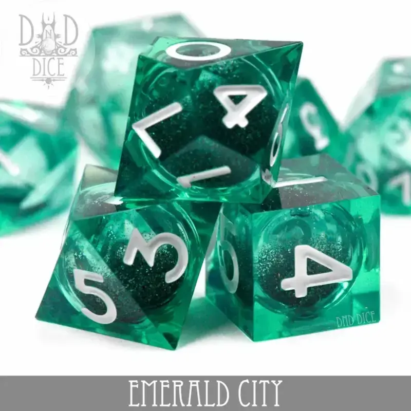Faire Dice: Emerald City (Liquid Core)