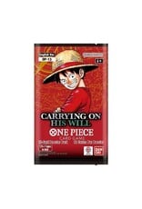 Bandai One Piece TCG Carrying On His Will Booster Pack