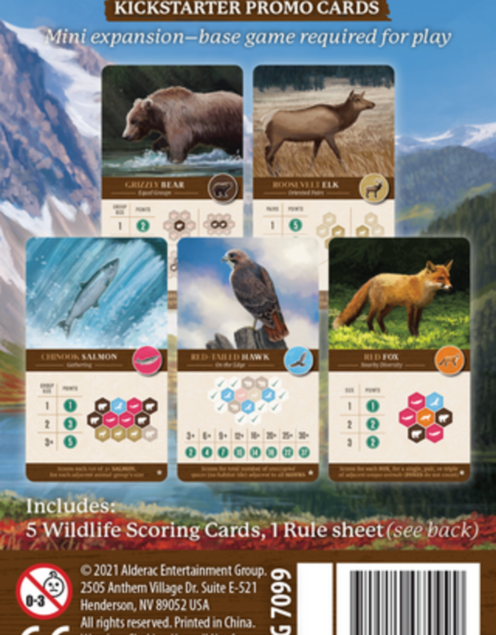 Alderac Cascadia Promo Pack