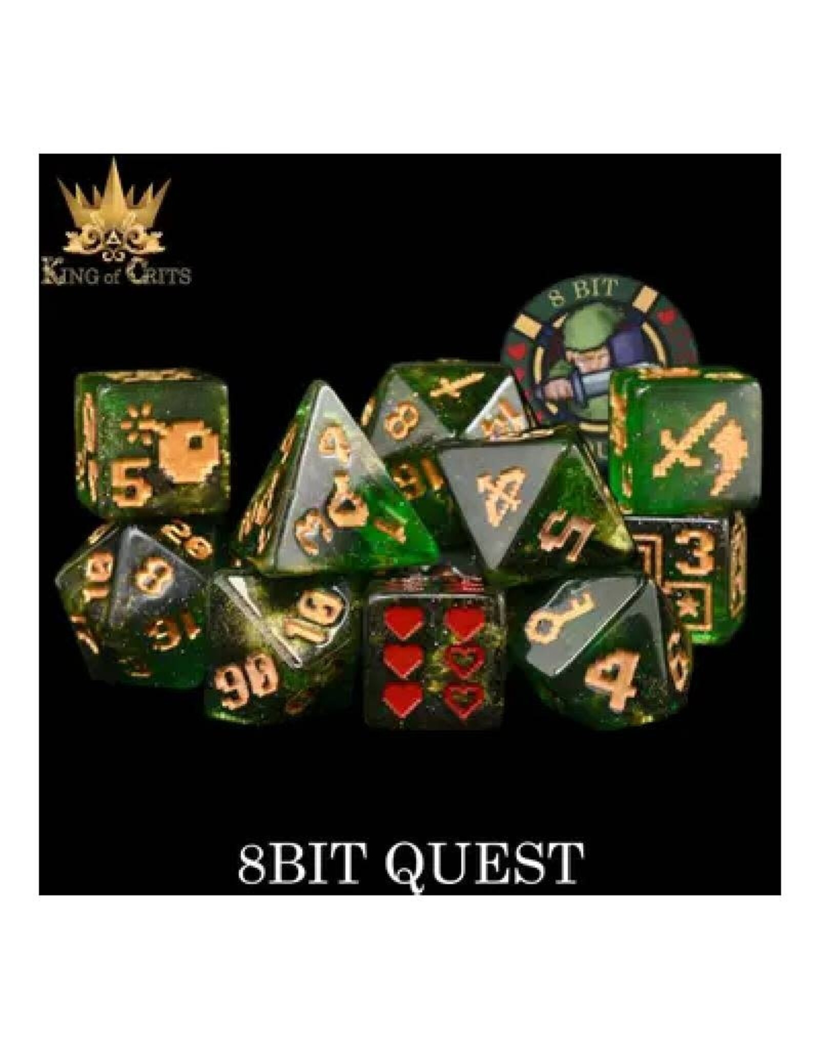 Dice Set: 8Bit Quest (11ct)