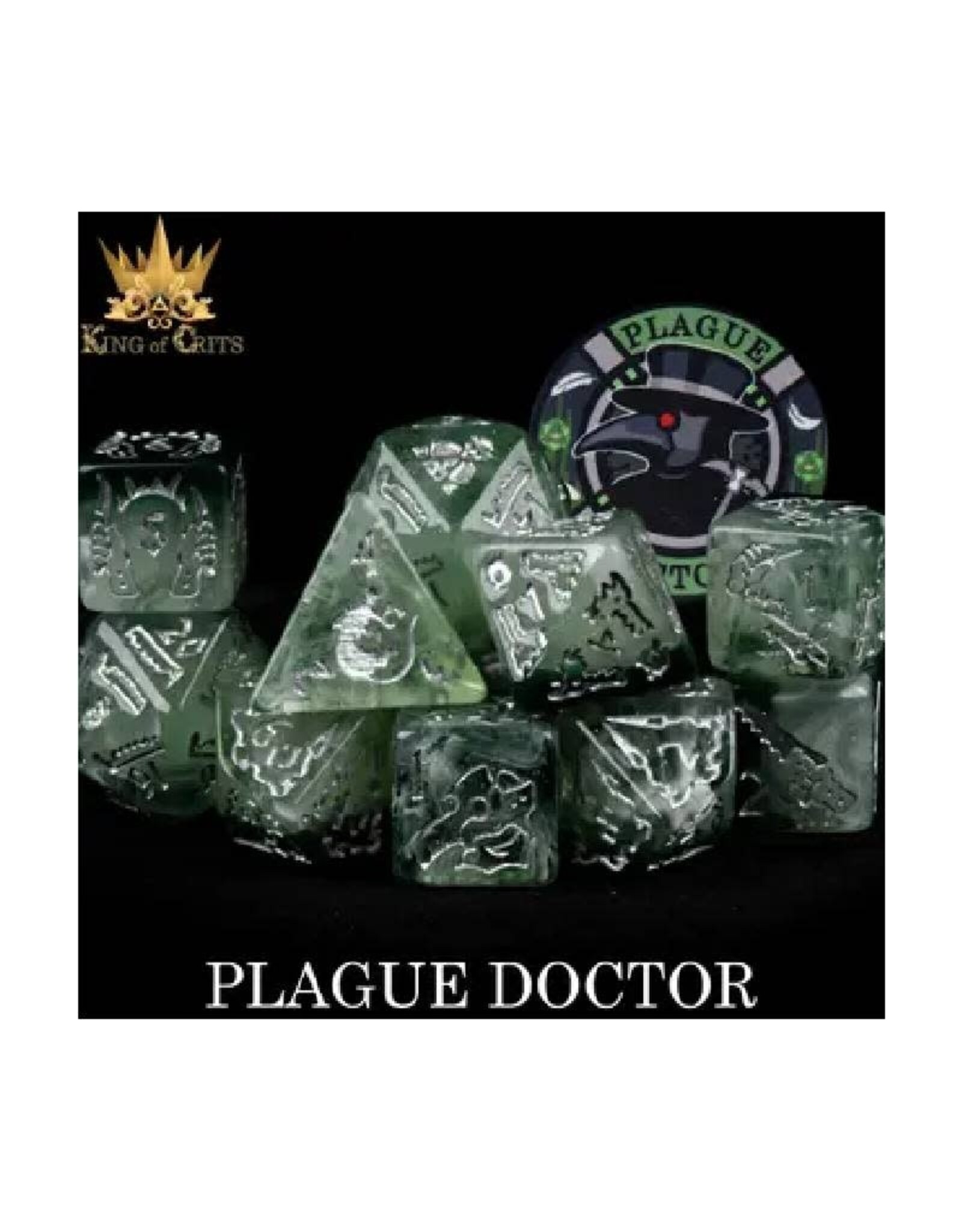 Misc Dice Set: Plague Doctor (11ct)