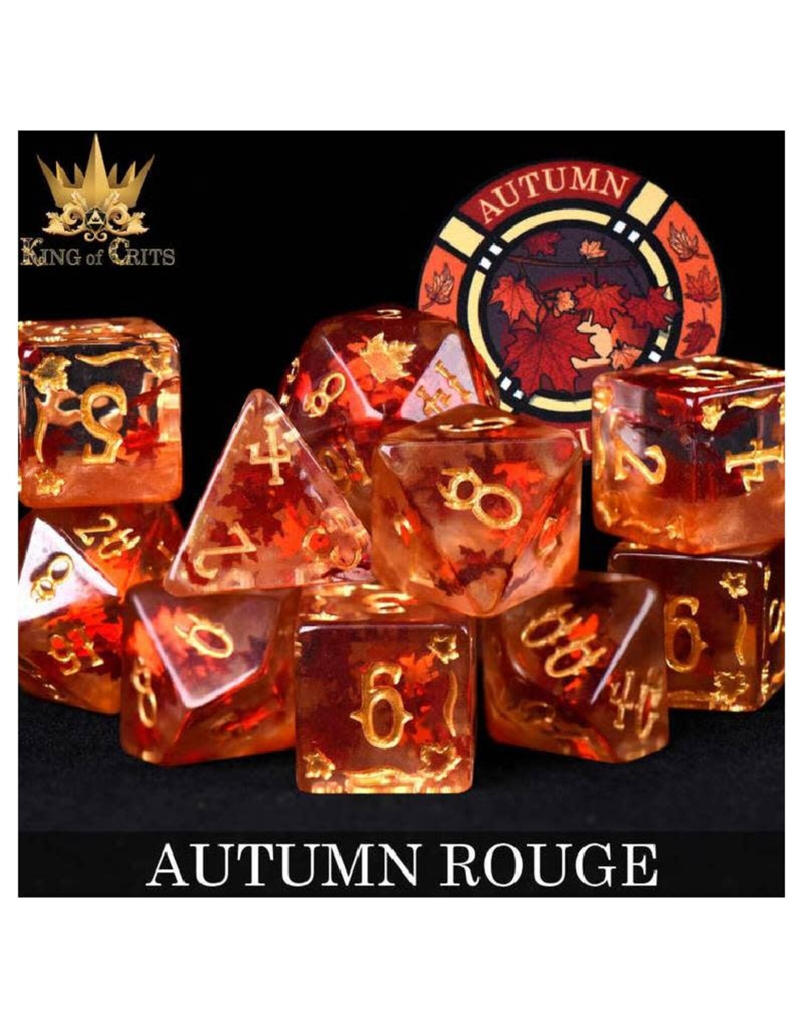 Misc Dice Set: Autumn Rouge (11ct)