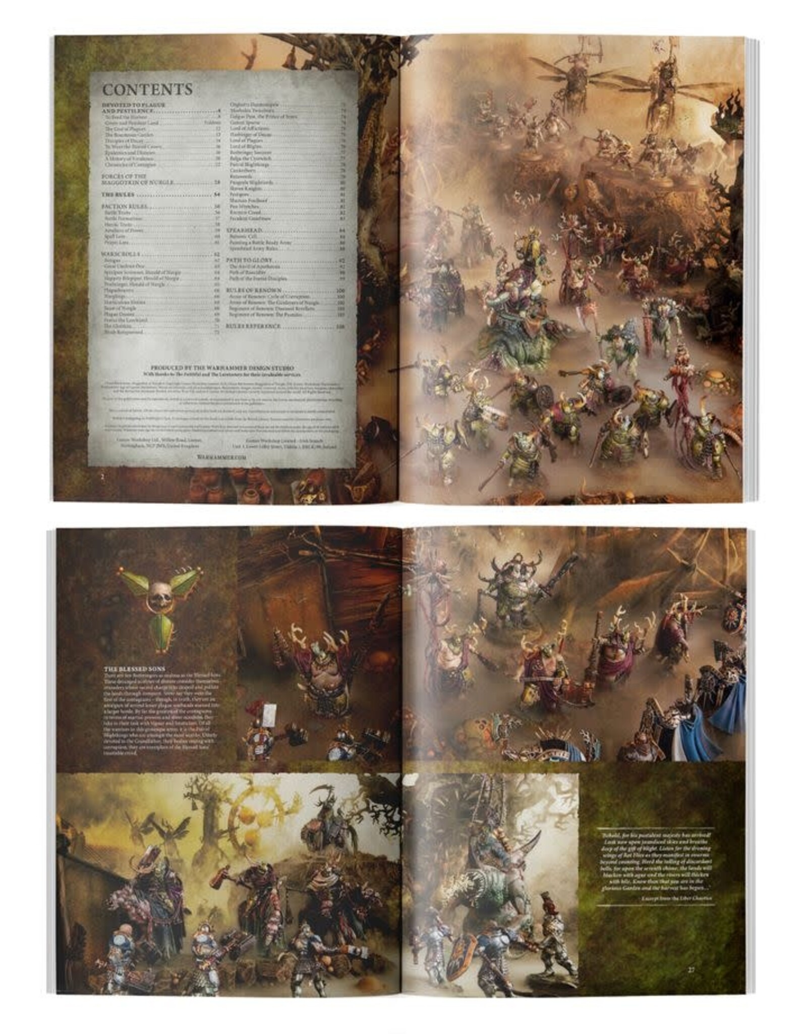 Games Workshop Warhammer Age of Sigmar Battletome: Maggotkin of Nurgle