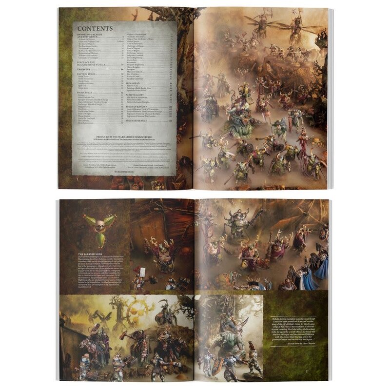 Games Workshop Warhammer Age of Sigmar Battletome: Maggotkin of Nurgle