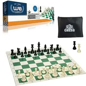 Chess Set: Tournament with Zipper Pouch