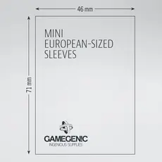 Prime Board Game Sleeves: Mini European (50) (Ruby)