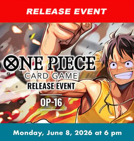 Game Night Games One Piece: The Time of Battle OP-16 Release Event (Monday, June 8,  2026 at 6:00 pm)