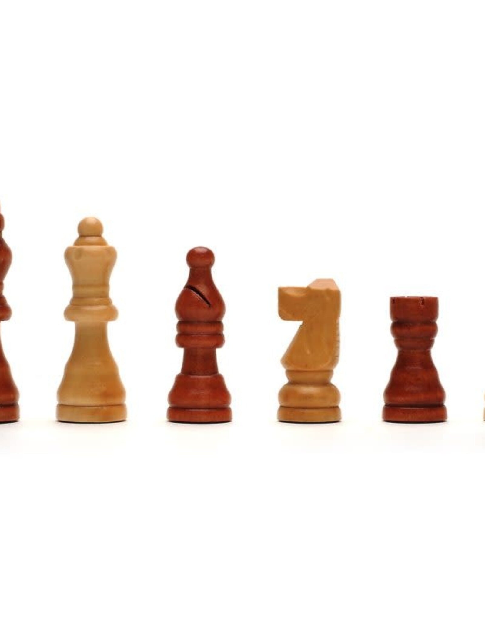 Chess Set: Wood 11 Inch Walnut Folding Board