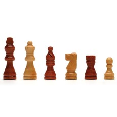 Chess Set: Wood 11 Inch Walnut Folding Board