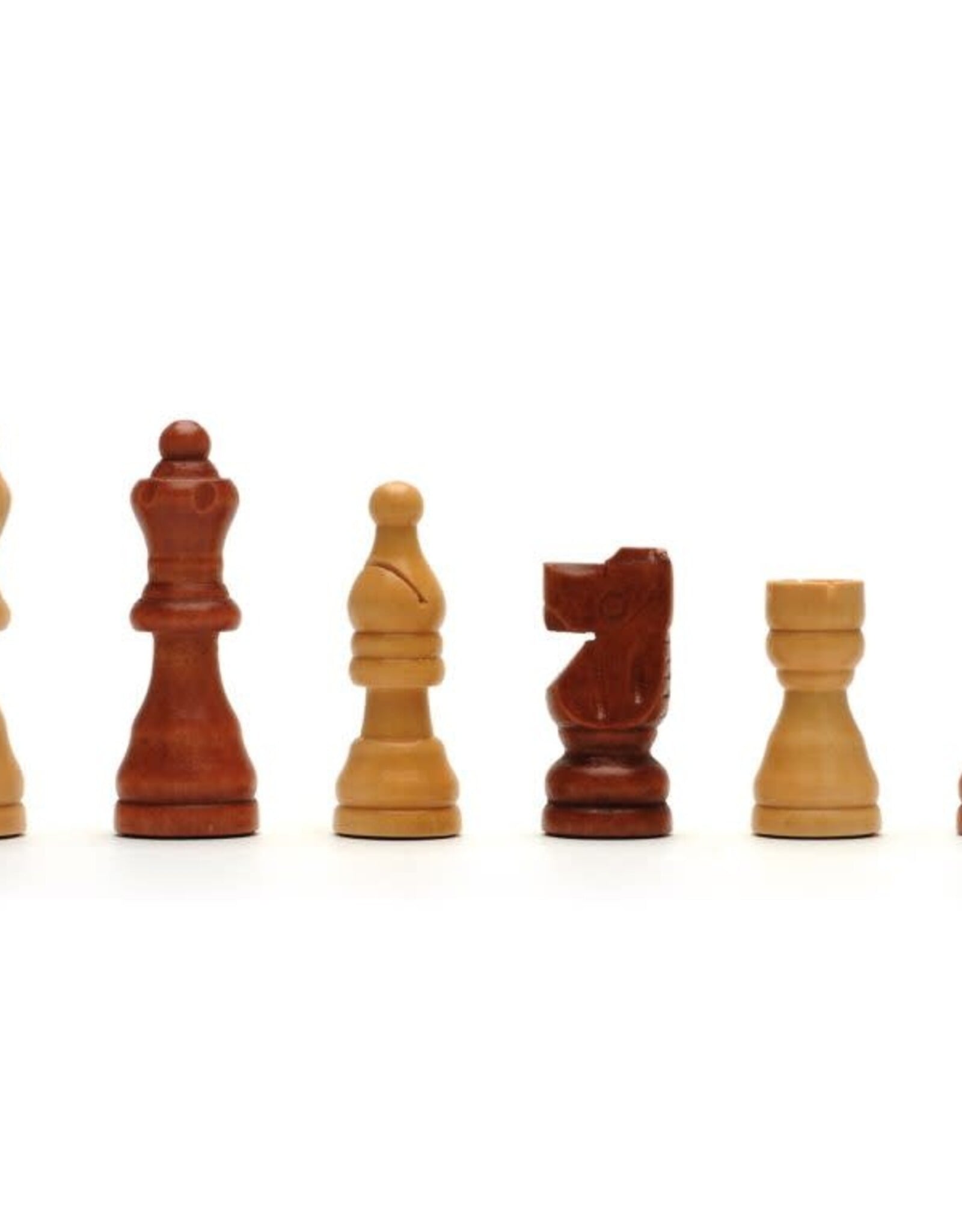 Chess Set: Wood 11 Inch Walnut Folding Board