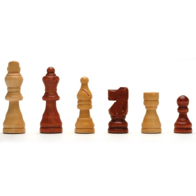 Chess Set: Wood 11 Inch Walnut Folding Board
