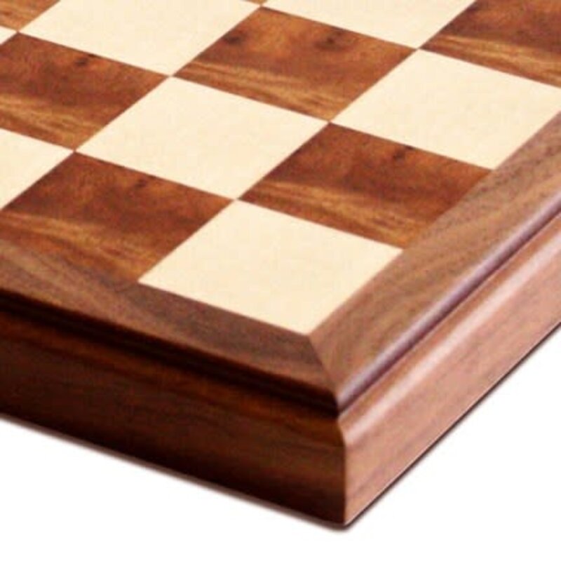 Chess Set: Wood 11 Inch Walnut Folding Board