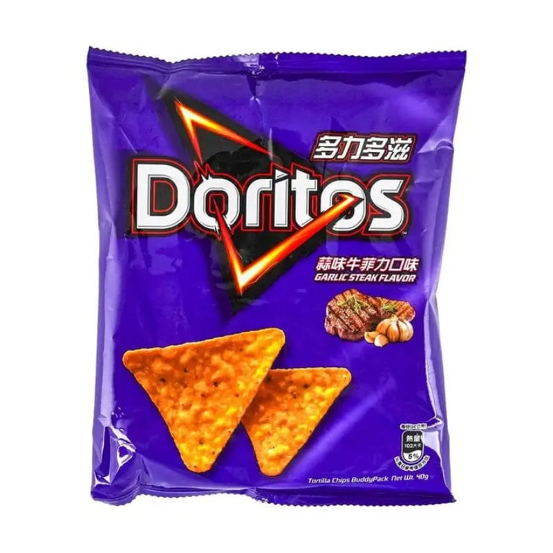 Faire Chips: Doritos Garlic Steak