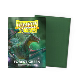 Arcane Tinmen Sleeves: Dragon Shield Matte (100) Forest Green
