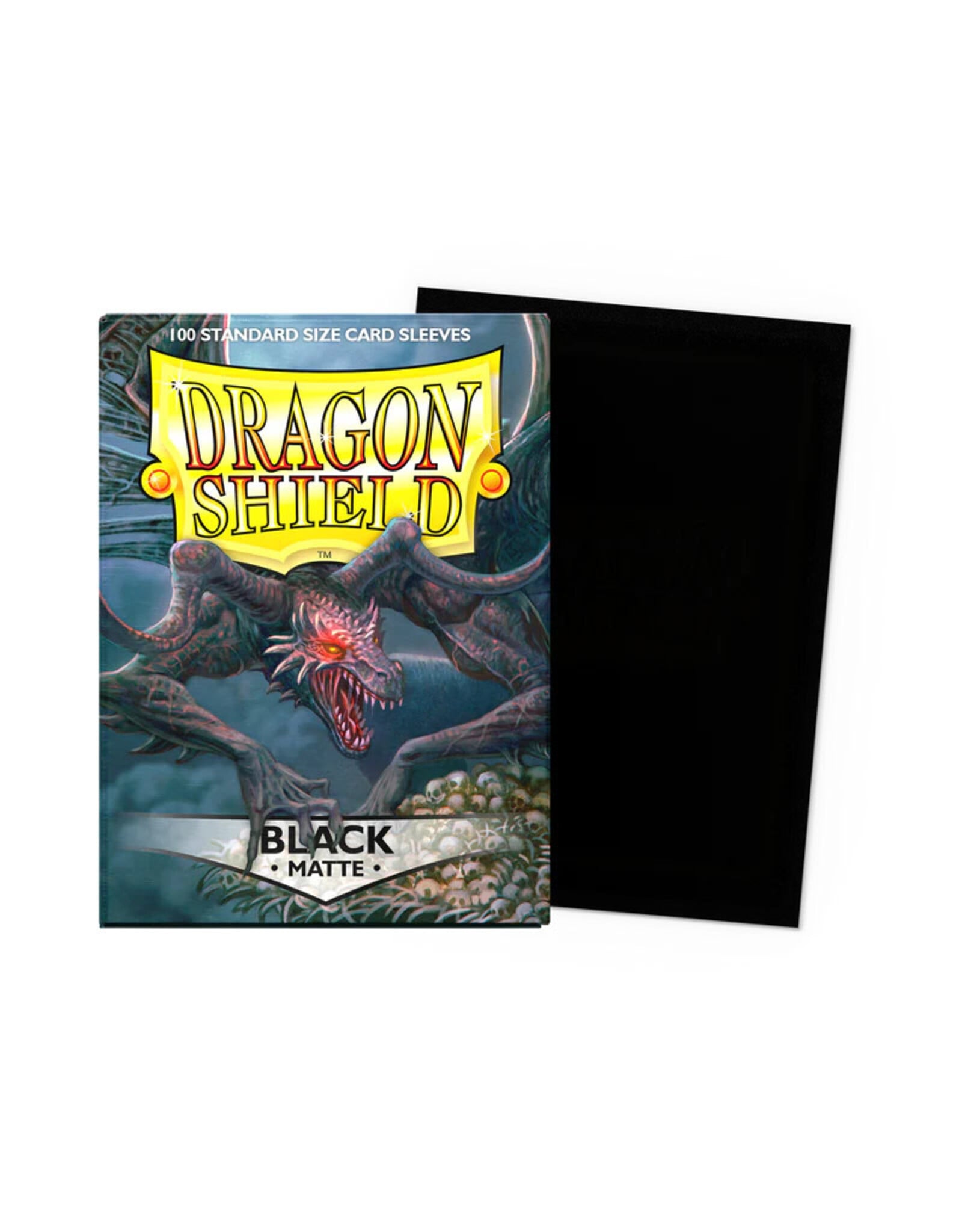 Arcane Tinmen Sleeves: Dragon Shield Matte (100) Black