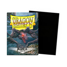 Arcane Tinmen Sleeves: Dragon Shield Matte (100) Black