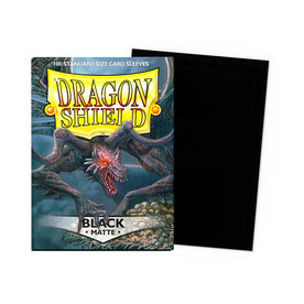 Arcane Tinmen Sleeves: Dragon Shield Matte (100) Black