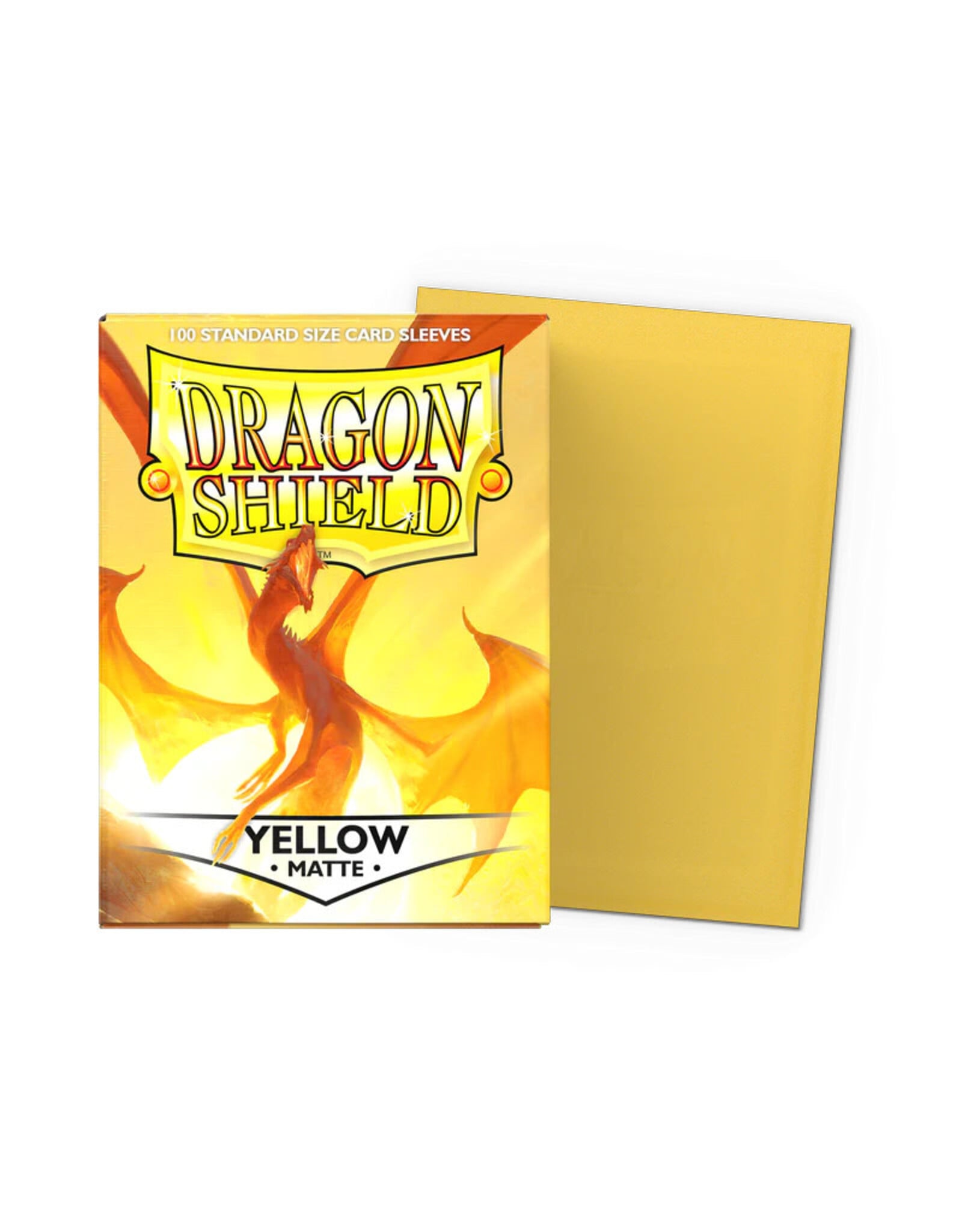 Arcane Tinmen Sleeves: Dragon Shield Matte (100) Yellow