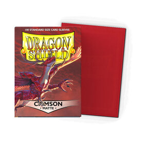 Arcane Tinmen Sleeves: Dragon Shield Matte (100) Crimson