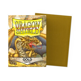 Arcane Tinmen Sleeves: Dragon Shield Matte (100) Gold
