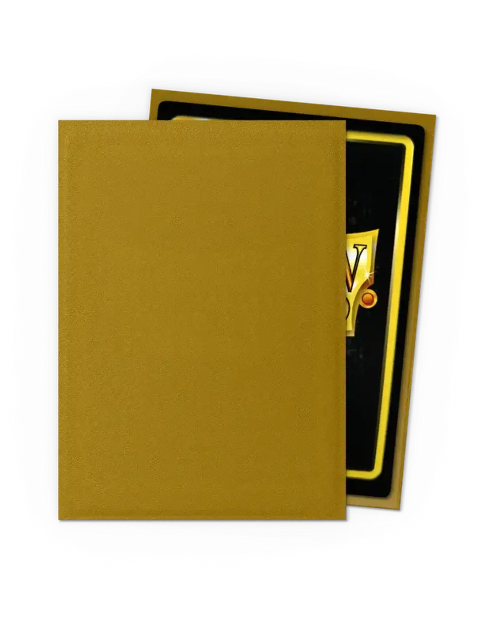 Arcane Tinmen Sleeves: Dragon Shield Matte (100) Gold