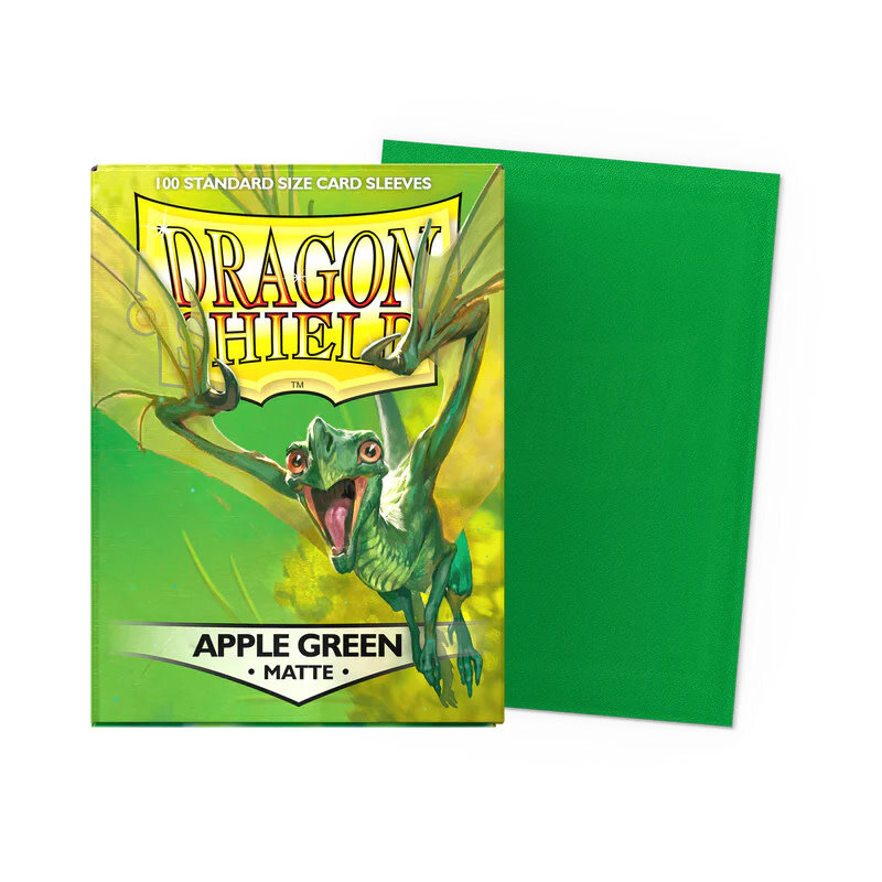 Arcane Tinmen Sleeves: Dragon Shield Matte (100) Apple Green