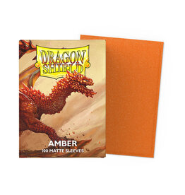 Arcane Tinmen Sleeves: Dragon Shield Matte (100) Amber