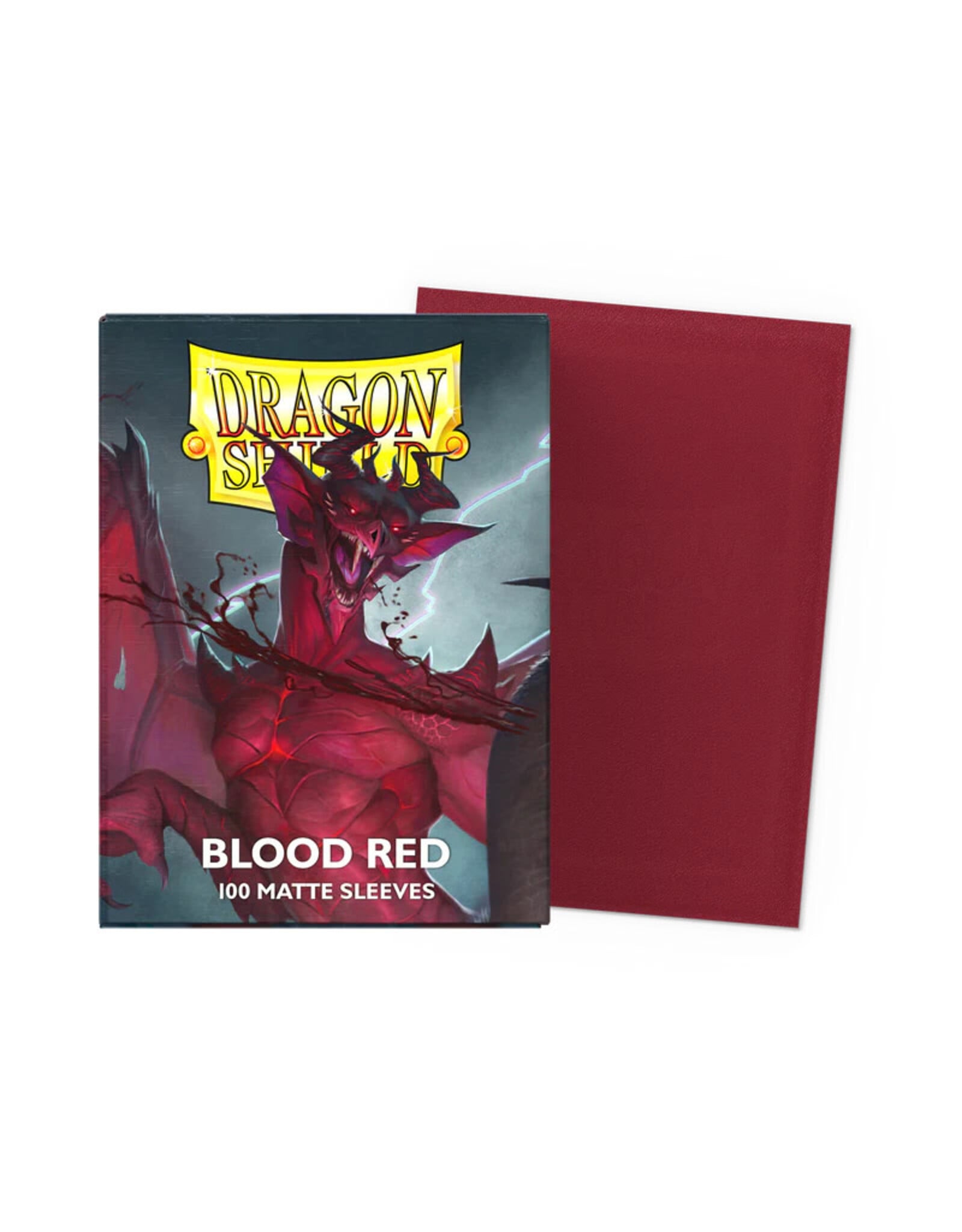 Dragon Shield Sleeves: Dragon Shield Matte (100) Blood Red