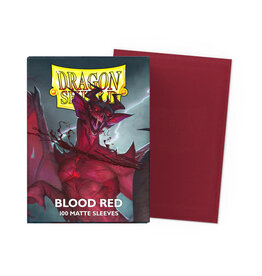 Dragon Shield Sleeves: Dragon Shield Matte (100) Blood Red