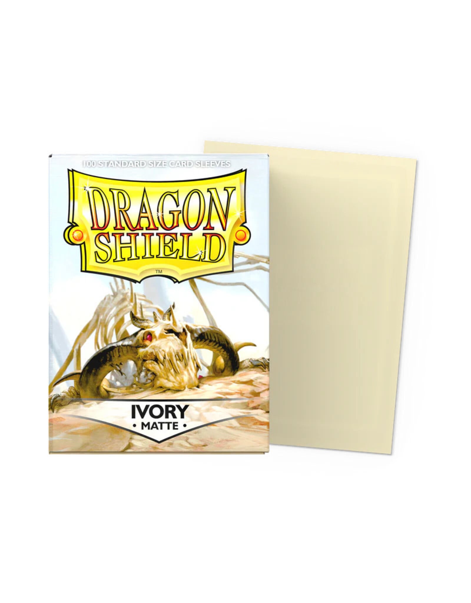 Arcane Tinmen Sleeves: Dragon Shield Matte (100) Ivory