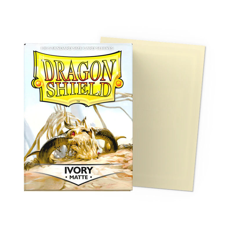 Arcane Tinmen Sleeves: Dragon Shield Matte (100) Ivory
