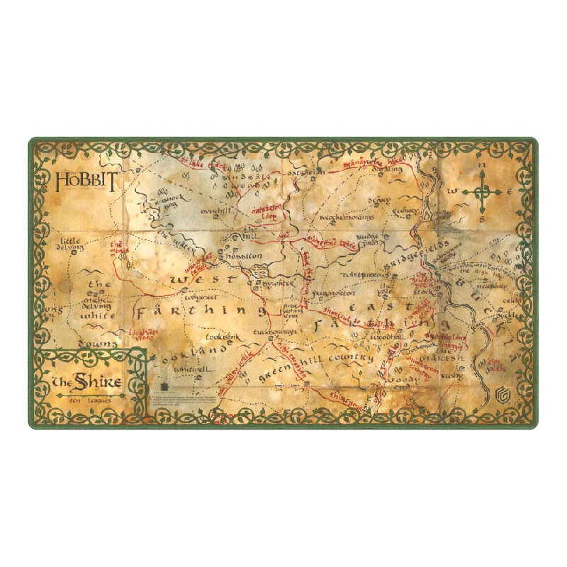 Ultimate Guard Playmat: The Hobbit: The Shire Map