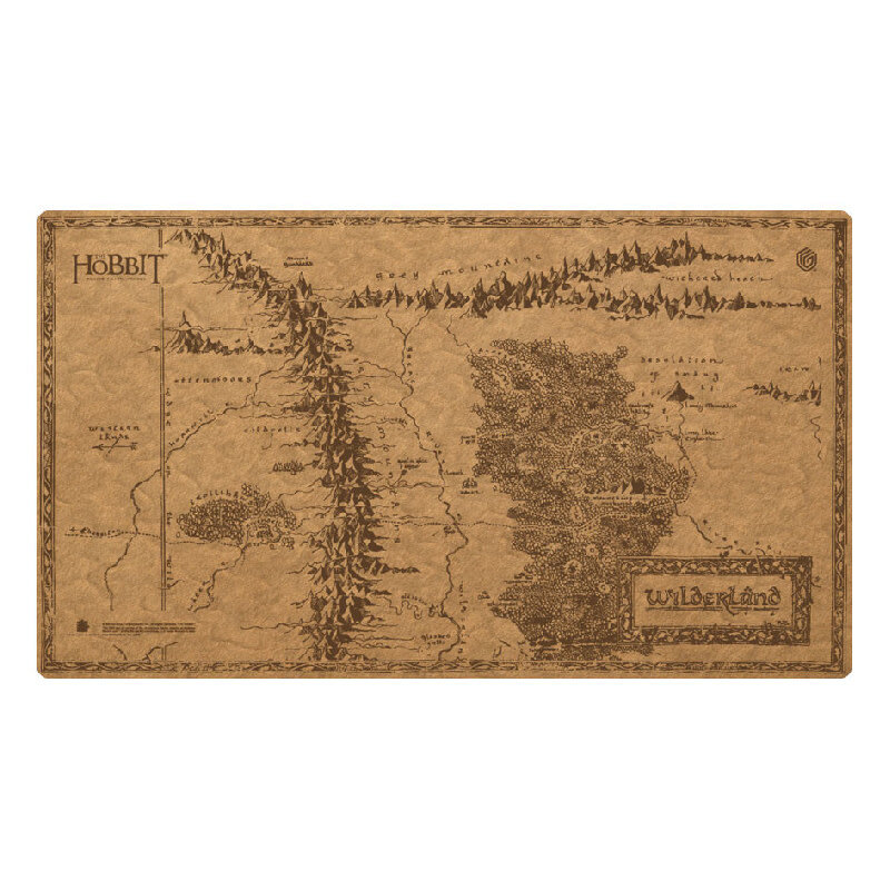 Ultimate Guard Playmat: The Hobbit: Wilderland Leather Map