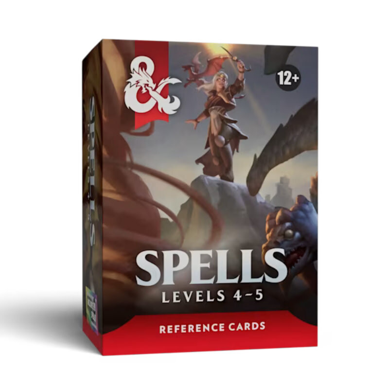 Wizards of the Coast D&D Spells Levels 4-5