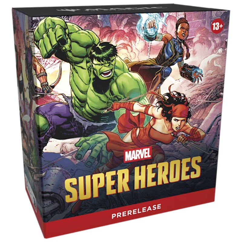 Wizards of the Coast MTG Marvel Super Heroes (AT HOME)  Prerelease Kit w/ 2 Prize Boosters