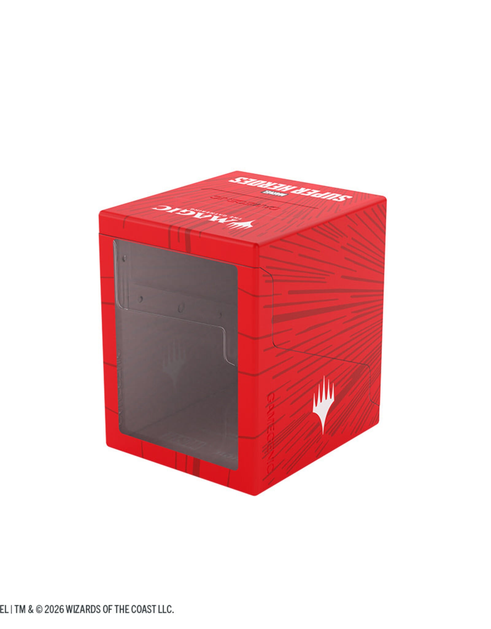 Deck Box: MTG Bastion 100+ Marvel Super Heroes Red