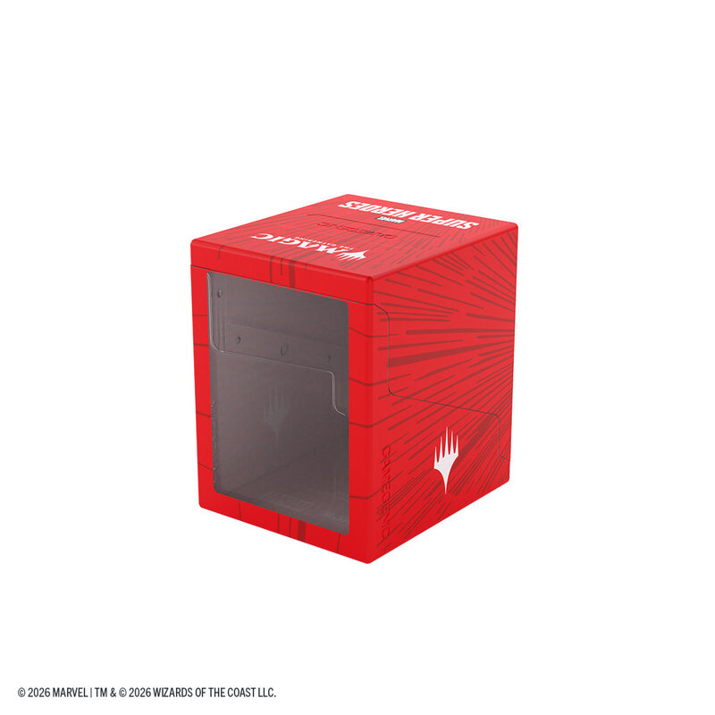 Deck Box: MTG Bastion 100+ Marvel Super Heroes Red