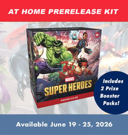Wizards of the Coast MTG Marvel Super Heroes (AT HOME)  Prerelease Kit w/ 2 Prize Boosters