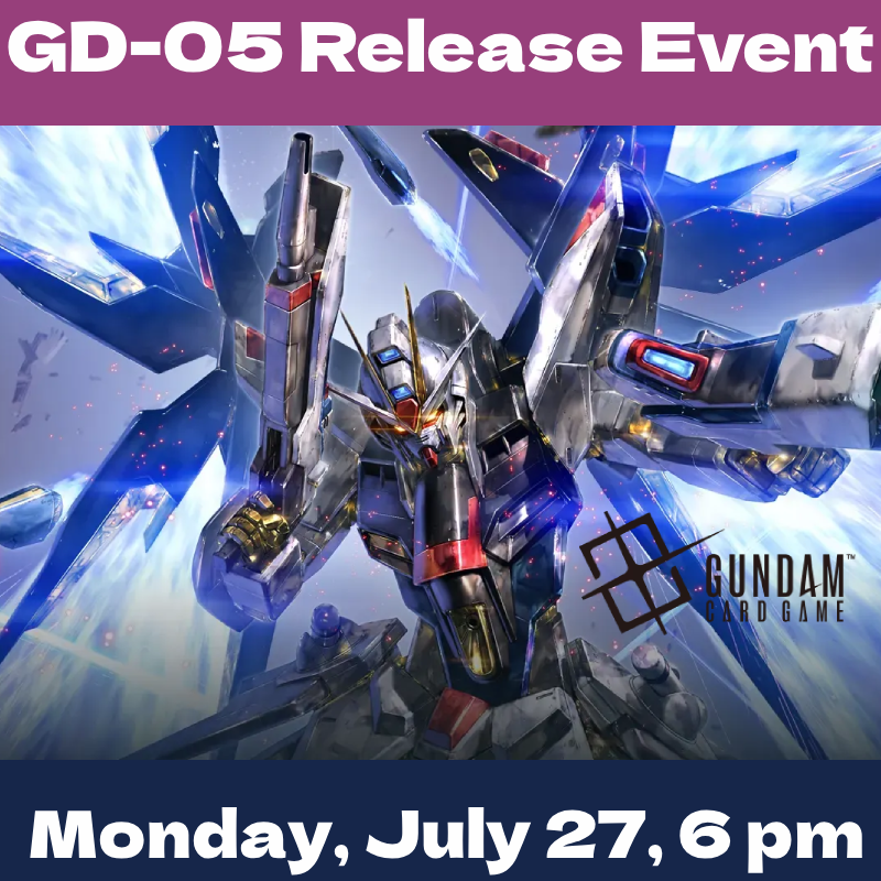 Game Night Games (Event) Gundam TCG GD-05 Release Event (Monday, July 27, 6:00 pm)