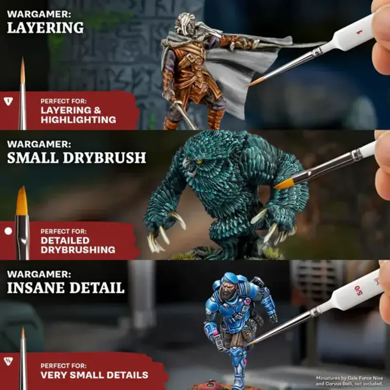 Tools: Wargamers Most Wanted Brush Set