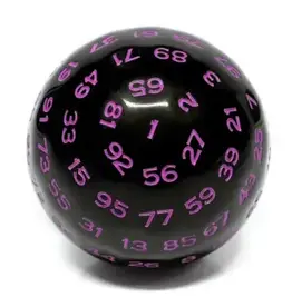 Faire Foam Brain Games D100 Black with Purple