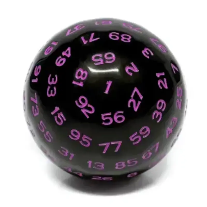 Faire Foam Brain Games D100 Black with Purple