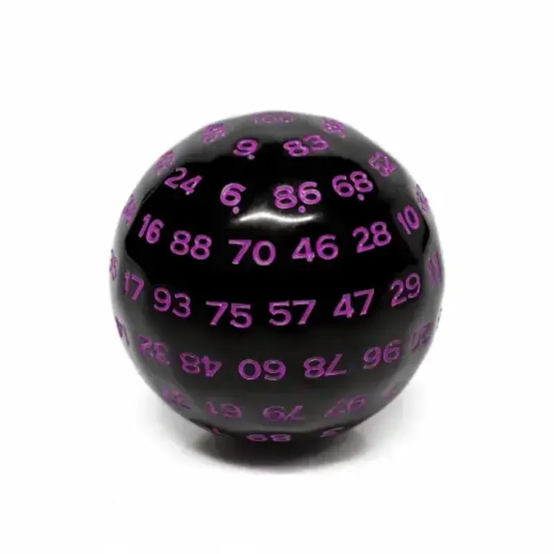Faire Foam Brain Games D100 Black with Purple