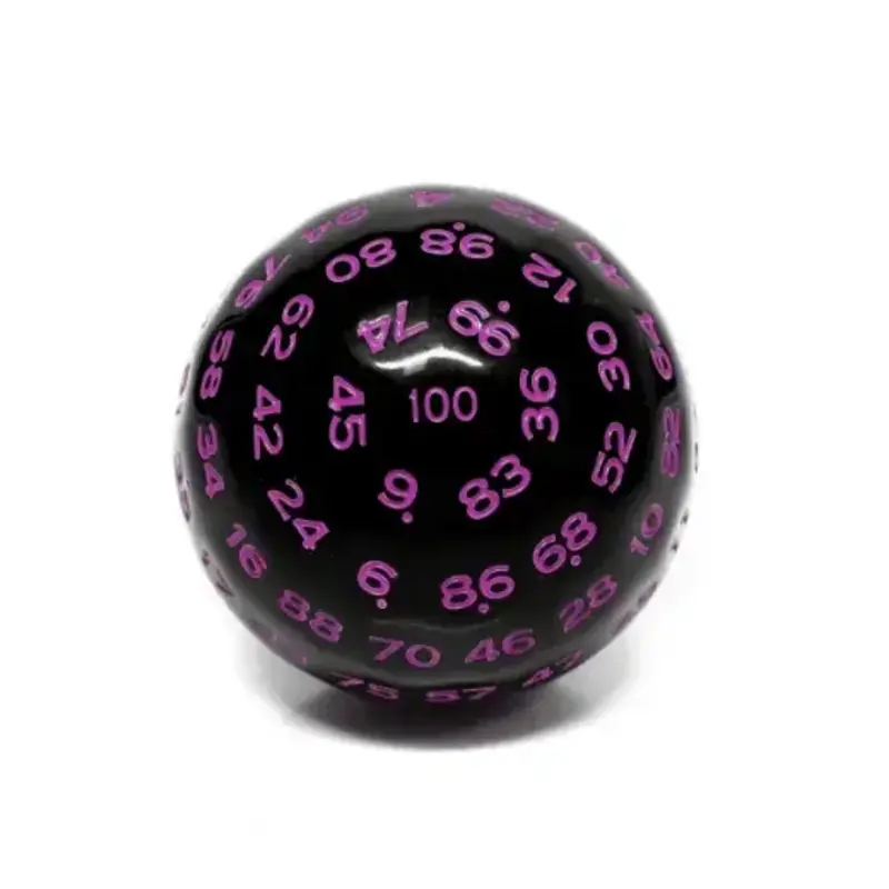 Faire Foam Brain Games D100 Black with Purple