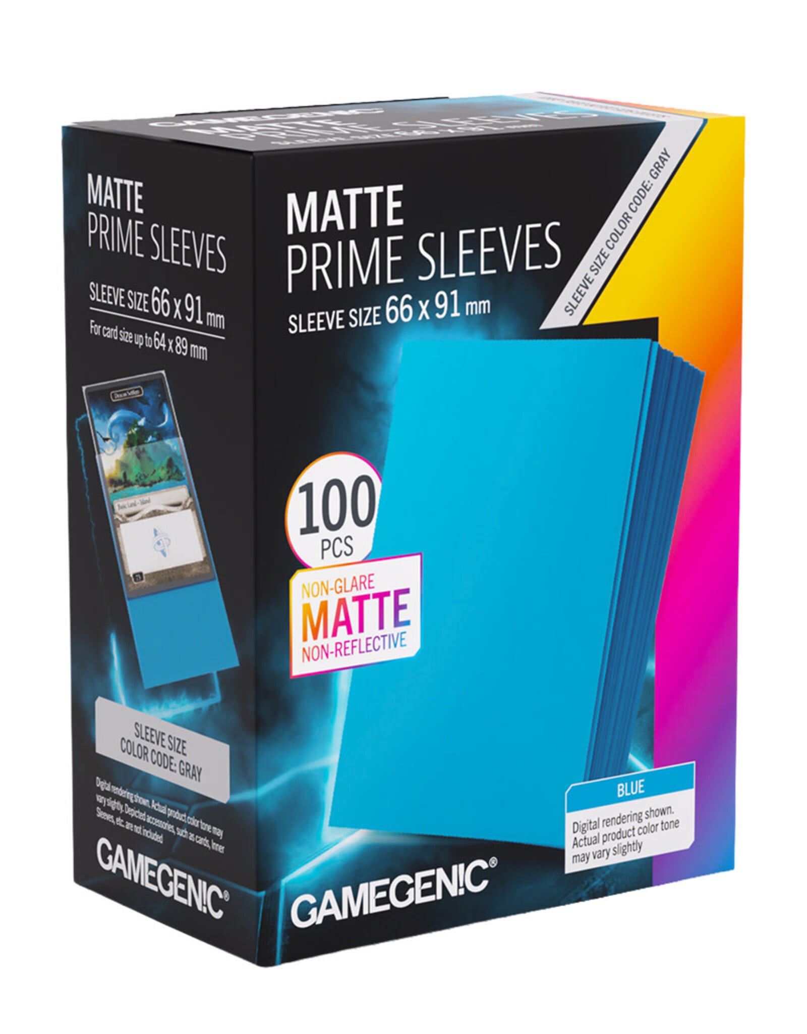 Sleeves: Matte Prime (100) Blue