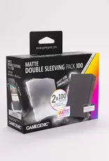 Double Sleeving Pack: Matte (100) Inner Sleeves and Black sleeves